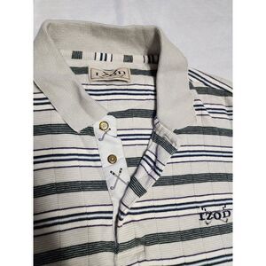 IZOD GOLF‎ POLO MENS XL VINTAGE STRIPES  COLLARED